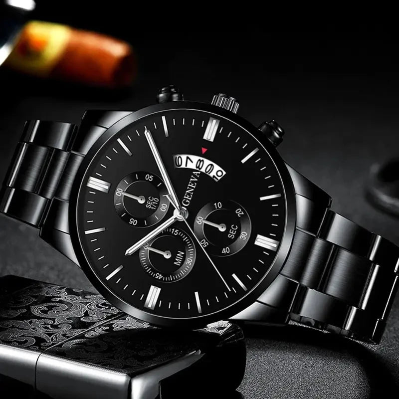 Premium Men's Quartz Wrist Watch