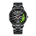 Stainless Steel Racing Rim Watch