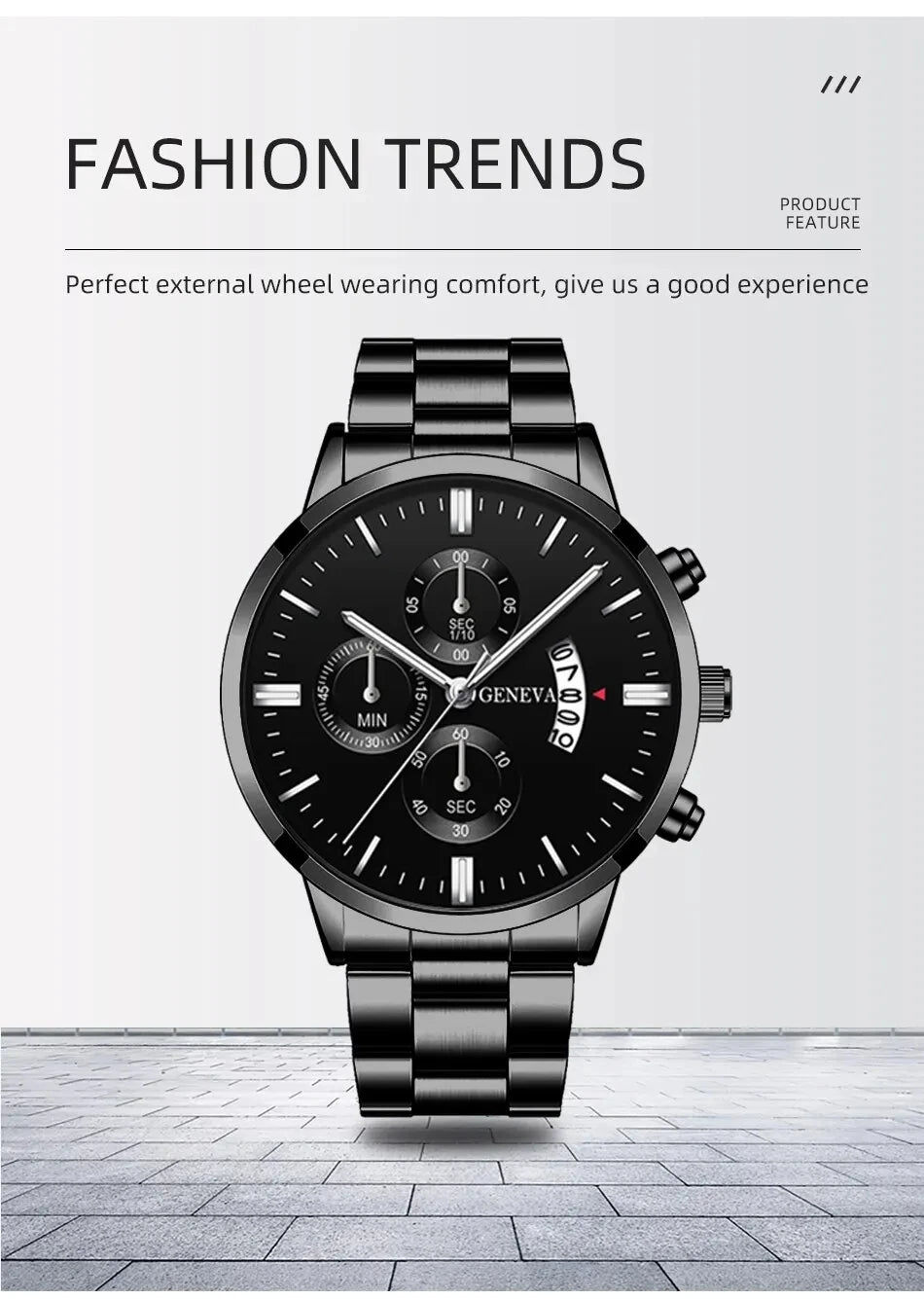 Premium Men's Quartz Wrist Watch