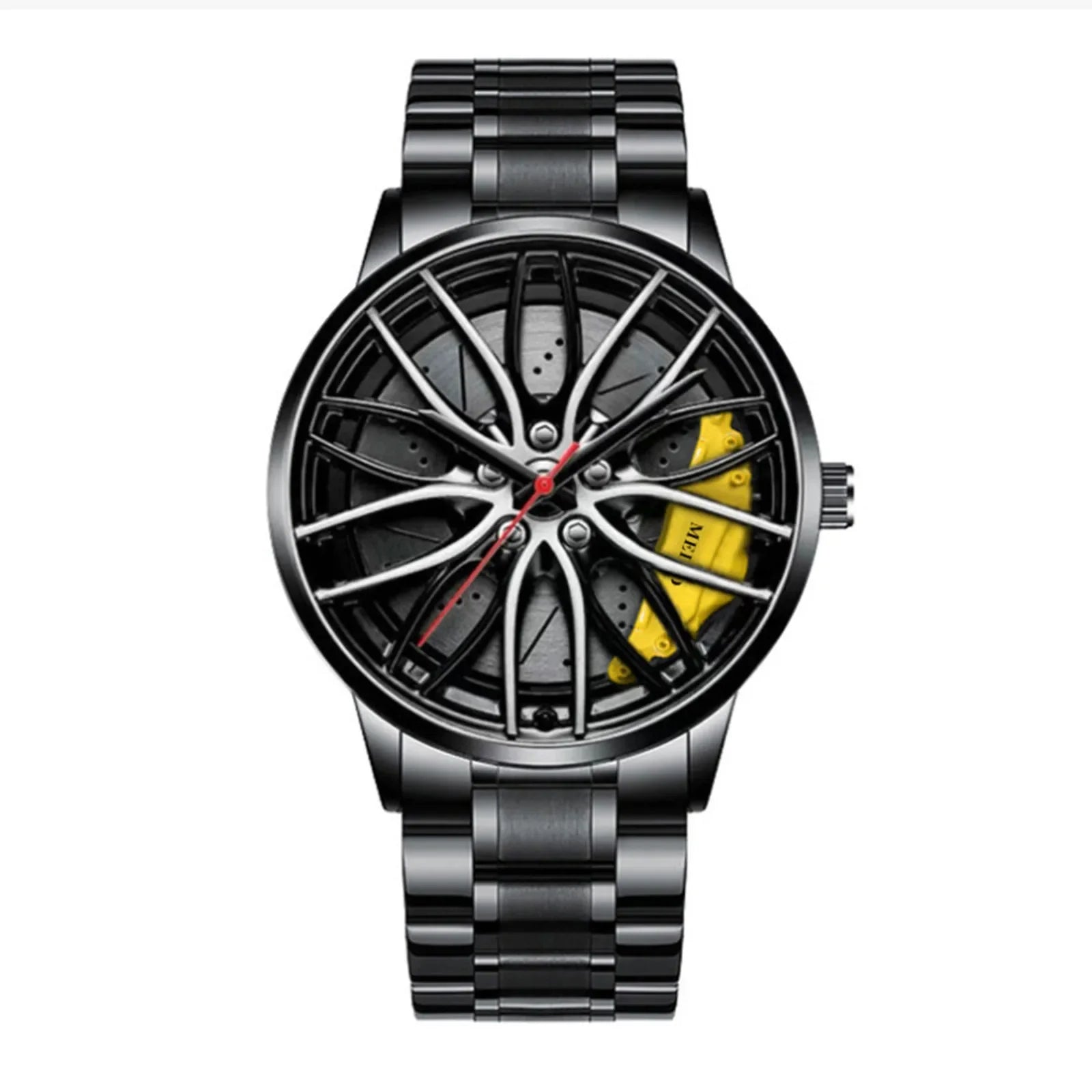 Stainless Steel Racing Rim Watch