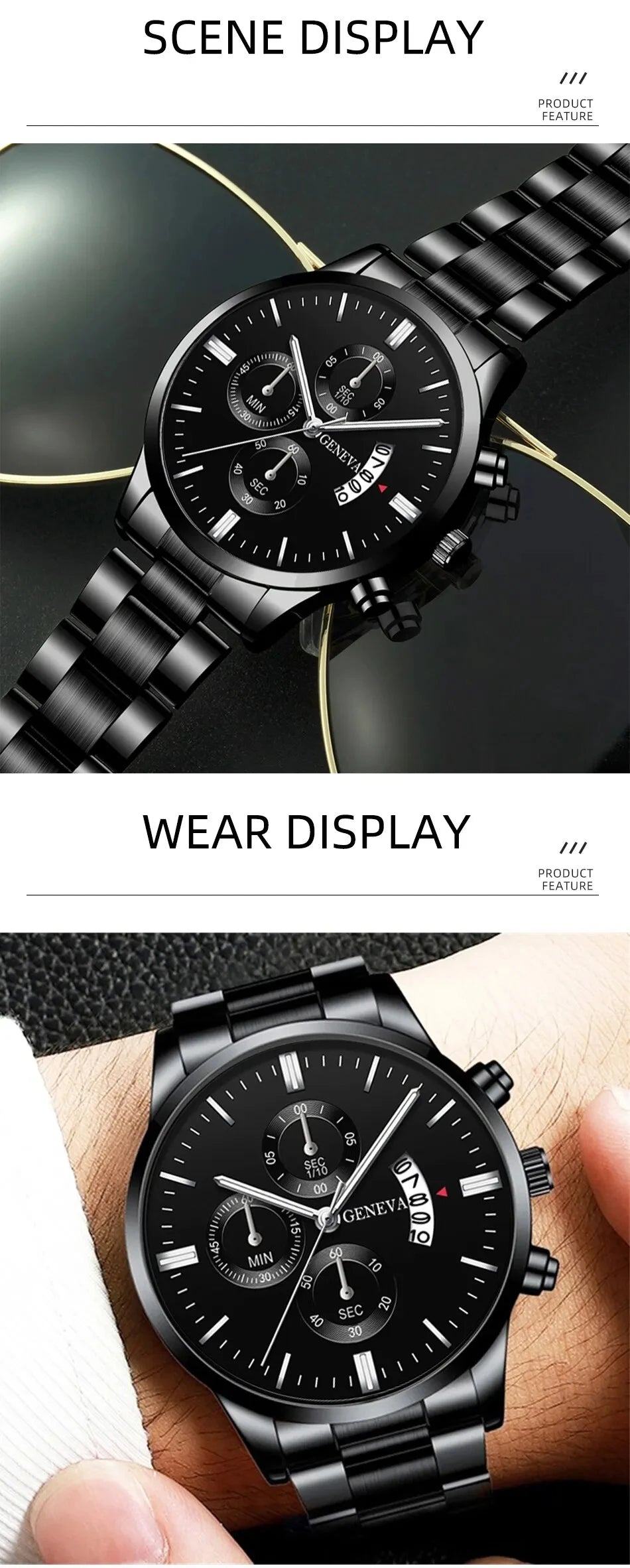 Premium Men's Quartz Wrist Watch