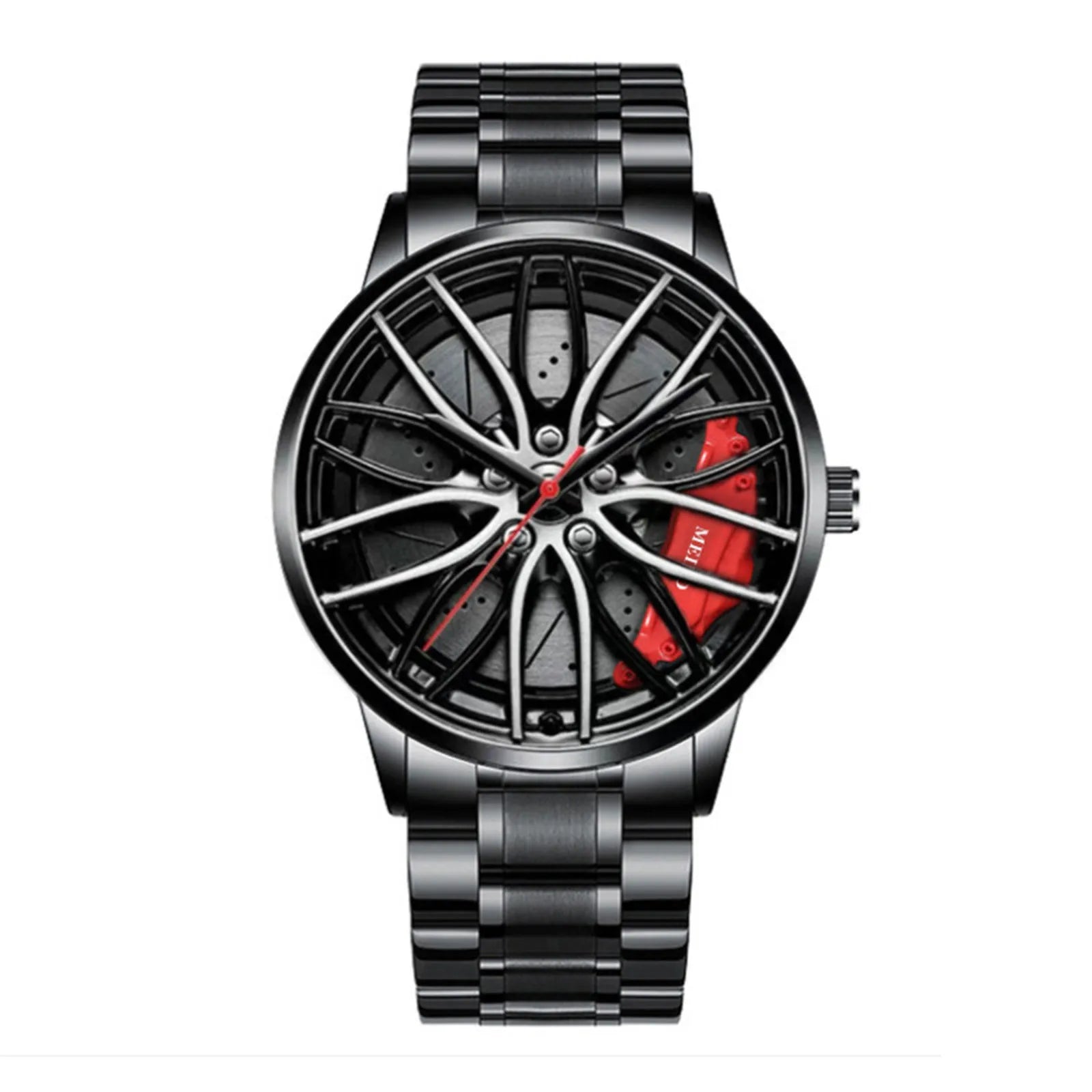 Stainless Steel Racing Rim Watch