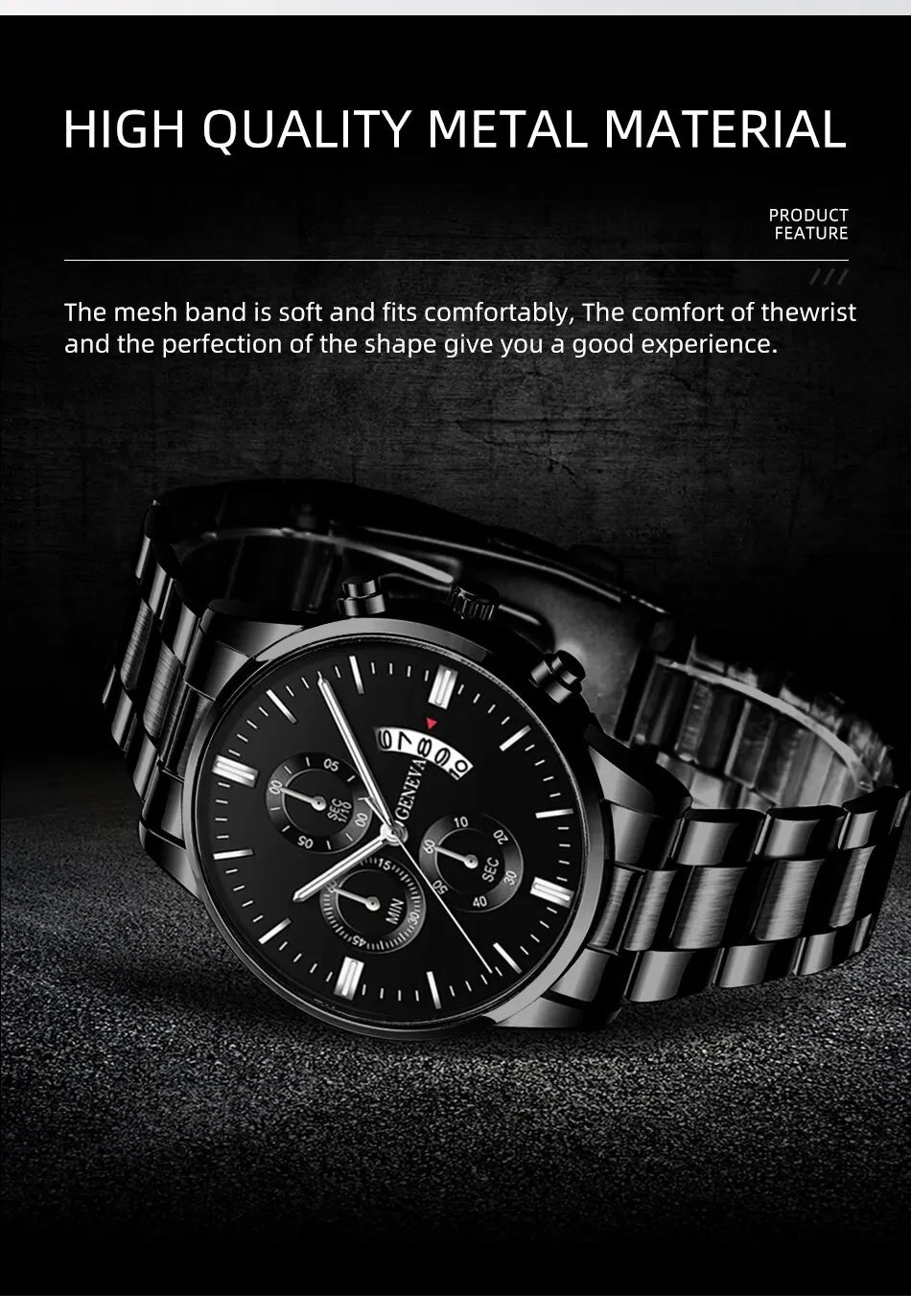 Premium Men's Quartz Wrist Watch